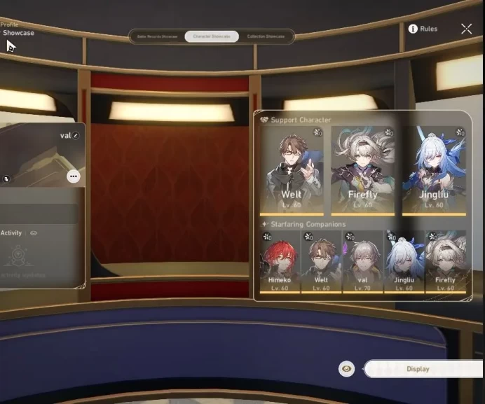 ASIA|TL 57|2,3K SJ|9 Limited|Castorice,Sunday,Firefly,Mydei,Jingliu,Sparkle,Dante,Etc|Mc Male|Take Mail|Check SS(HSR6613)