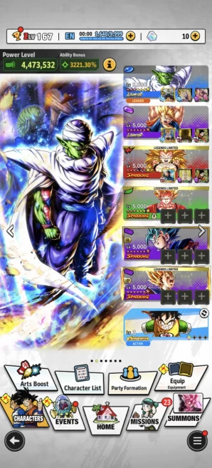 D140-IOS+Android-Meta-LR Super Vegito Full Red Star+LR Piccolo 10 Red Star+Good Equipment+Gotenks 13 Red Star+SS2 Goku 10 Red Star+Vegito Green