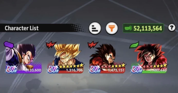 B141-IOS+Android-4 UL(SS4 Goku 10 Red Star+SS4 Vegeta 10 Red Star)+Team GT+Equipment+SS4 Goku Zenkai+SS4 Gogeta+SS4 Goku and Vegeta