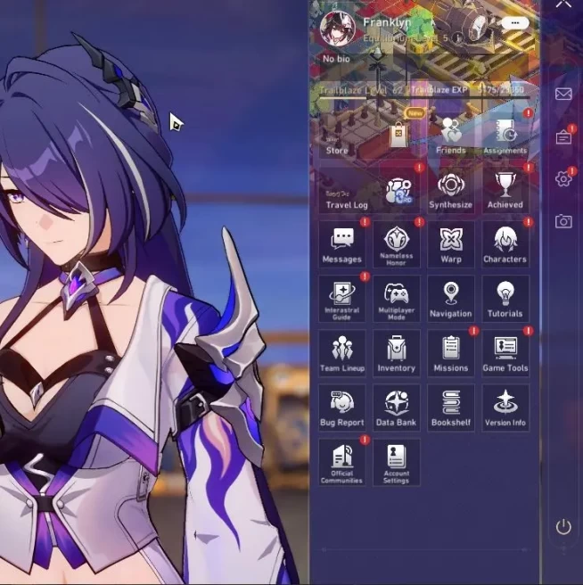 ASIA|TL 62|7 Limited|Acheron+Sign,Topaz,Jingliu,Sparkle,Dr Ratio,Yunli,Dante|Penacony|Female MC|Take Mail|Check SS(HSR6560)