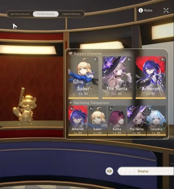 ASIA|TL 70|Phainon Prem Team|13 Limited|[The Herta,Cerydra,Sunday,Saber]+Sign,Kafka,Cipher,Etc|Male MC|TakeMail|CheckSS(HSR6551)