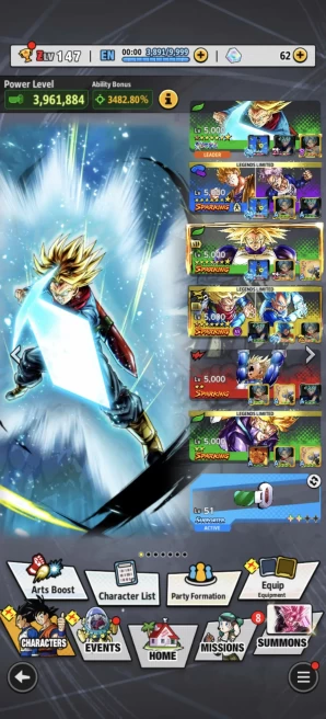 B145-IOS+Android-Team Future+UL Trunks Red Star+Good Equipment+Trunks and Vegea Zenkai+Trunks and Gohan+Zamasu
