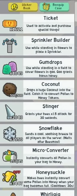 ROBLOX1215//ACCOUNT WITH 50 BEES | Diamond Mask | Petal Stick |  Petal Belt | SSA 2/5 |  15-19 Hive