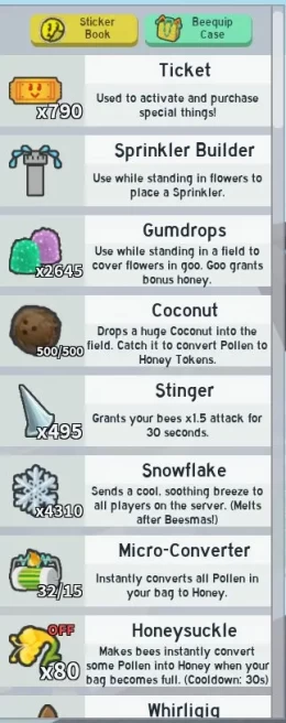 ROBLOX1216//ACCOUNT WITH 50 BEES / PETAL WAND / Coconut BOOTS / DIAMOND MASK / CUB BUDDY / SSA / WINDY BEE