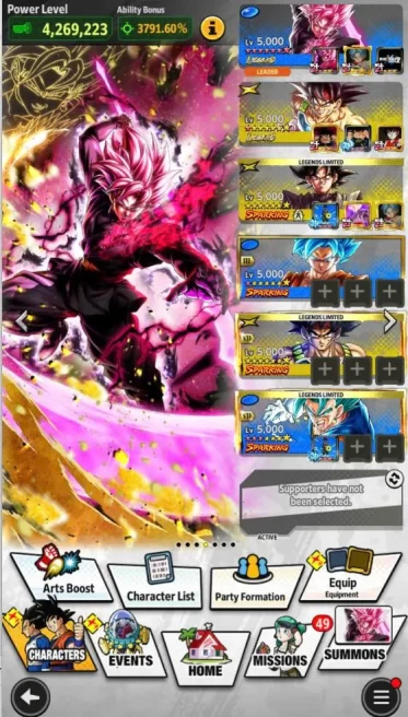 B156-IOS+Android-Meta-Good Team-LR(Goku Black Full Red Star+Bardock)+Equipment+12 Zenkai+Zamasu+God Vegeta