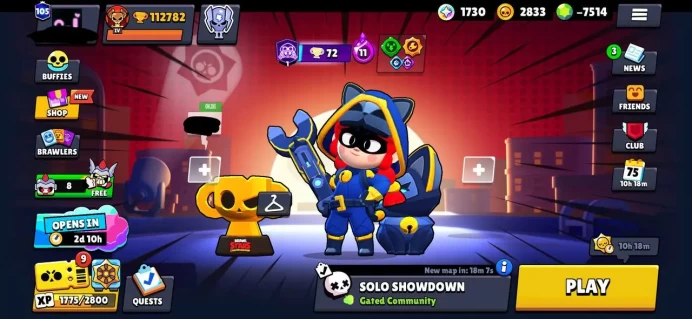 OG FULL ACC-112782 TROPHIES-ALL 101 MAX POWER-SOLAR FAME III(ALMOST METEORIC)-340 BEST SKINS-25 BUFFIES-105 PRESTIGES-BUT -7514 GEMS!-110K-112K