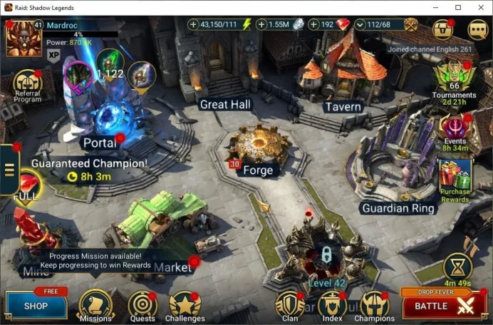 Lv41 870K Power|1 Mythic(Androc)|20 Legend(Marichka,Ninja,Wukong,Ezio,Xenomrph,Dknight,Rathalos,Etc)|43K Energy|Plarium(RSL1455)