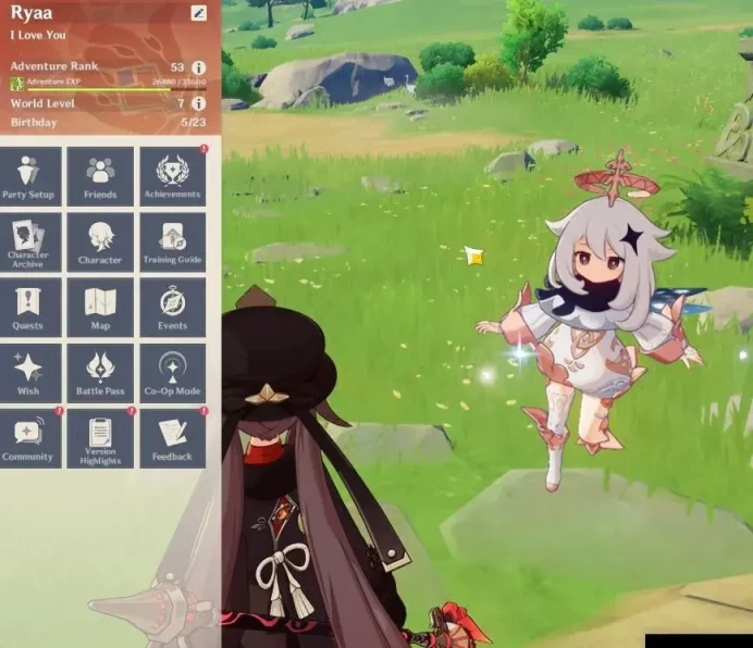 ASIA|AR 53|5 Limited+3(*5Weapon)|HutaoC1+Sign,Columbina,Xilonen,YaeMiko,Zhongli|Mc Female|TakeMail|Low Explore Map|Check(GI6166)