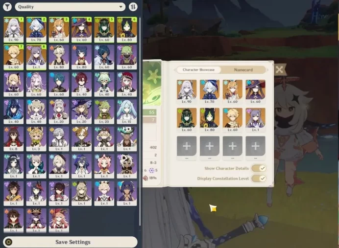ASIA|AR55|SemiPreamTeam Skrik|4Limited+36(*4Character)|Furina,Escoffier,Nefer|McMale|TakeMail|Check(GI6163)