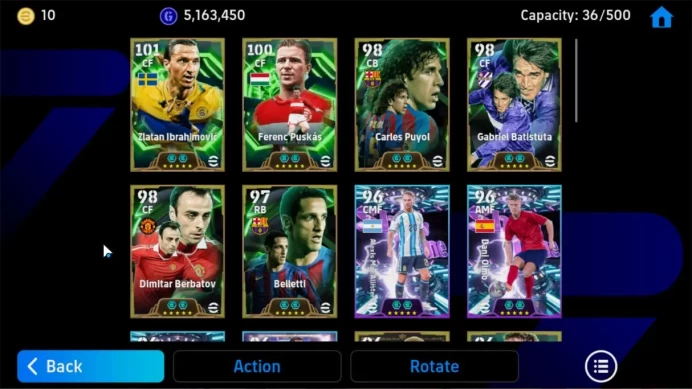 Mobile|Zlatan Ibrahimovic,Ferenc Puskas,Carles Puyol,Gabriel Batistuta,Mac Allister,Dimitar Berbatov|PES 2026|TakeMail|(EF1651)