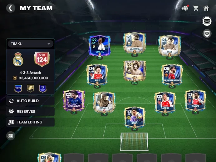 FCM39: FC FIFA MOBILE /All Platform Global - Over 124/97B Value