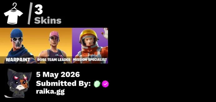 3 skins | Ride The Pony | Mako | Snowflake | Mission Specialist | Rust Bucket | Pursuit | Skirmish | Uplink | Clawz Retro | Basic Basher