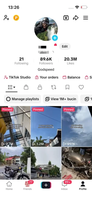 BLOWOUT SALE/89K Real Followers+20M Real Likes/ Tiktok Shop For Creator/ Live Stream/ Full Access