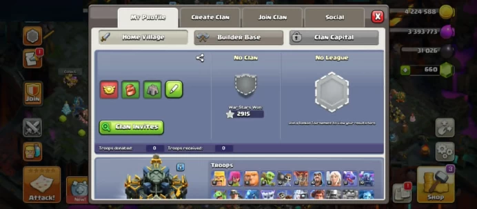 MAX EQUIPMENT EPIC | 22 EXCLUSIVE HERO SKINS | 2915 WAR STARS | HIGH DEFENSES / WALLS | LOTS OF MAGIC ITEMS | GEMS