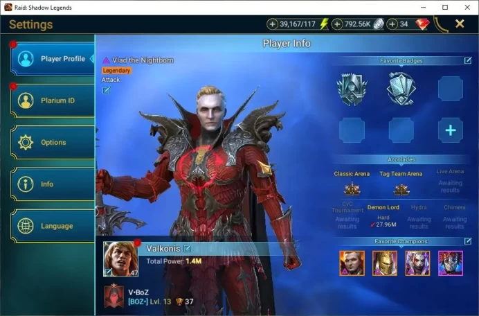 Lv47 1,4M Power|1 Mythic(Androc)|31 Legend(Ninja,Alice,Wukong,Hilvi,Rathalos,Dknight,Xenomorph,Etc)|39K Energy|Plarium(RSL1447)