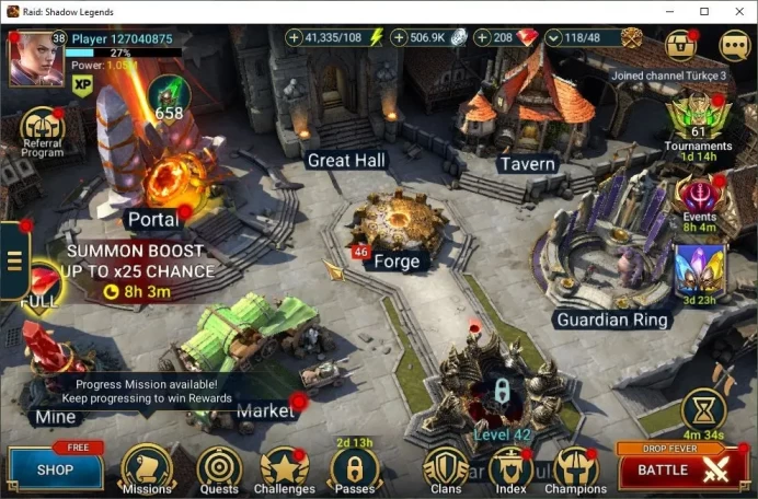 Lv38 1M Power|2 Mythic(Arne the White,Frolni)|18 Legendary(Wallmaster,Ninja,S Islin,Michinaki,Etc)|41K Energy|Plarium(RSL1416)