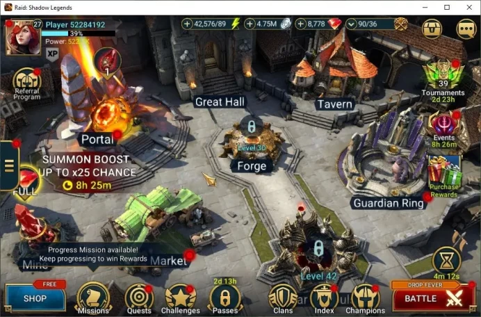 Lv27 522K Power|1 Mythic(Androc)|19 Legendary(Wallmaster,Ninja,Rathalos,Deathknight,Etc)|8,7K Gems+42K Energy|Plarium(RSL1411)