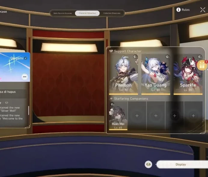 Asia|TL 63|9 Limited|[Phainon,Yao Guang E1,SW LV.999 E1]+Sign,Huohuo E1,Sparkle,Ruan Mei,Dan Heng PT,Etc|MC Male|(HSR6719)