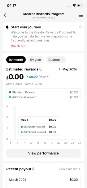 Instanly Delivery/Monetized 82K Followers+380K Likes Account/ Creator Rewards Program Activated/ Full Access