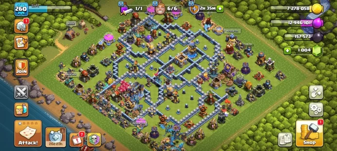 Town hall 18 Xp 260, 7 equipment epic,C6123