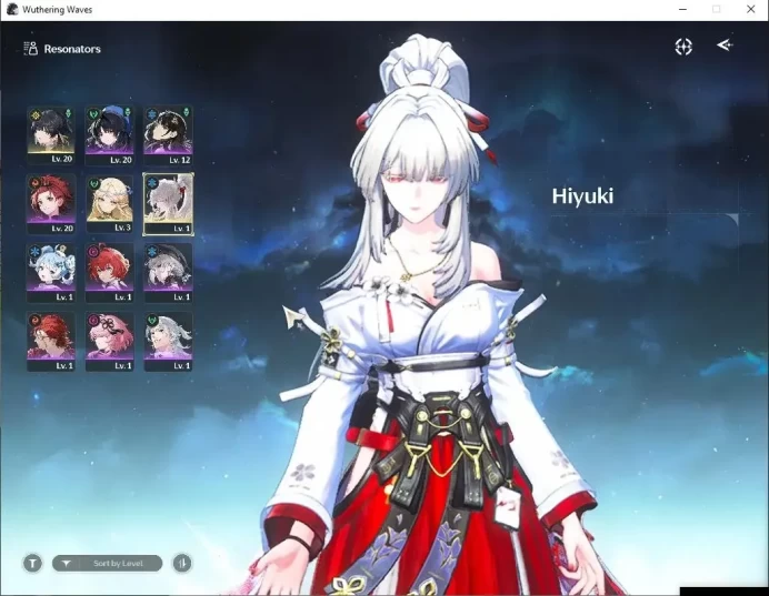 SEA|UL 20|2 Limited| Hiyuki, Cartethyia |Data Bank Lv 1|MC Female|Log Kuro|Check SS(WW3197)