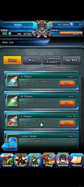 Global|Rank 32|4 Ascend+1 TW|[Bouncing Bunny Milim]+TW,Selia,Aristela Orbis,Bouncing Bunny Milim|Lpot 46|Check SS(GS2502)