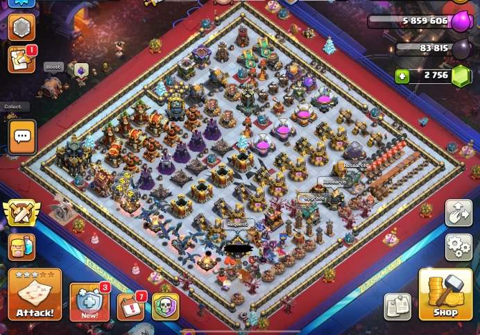 CHEAPEST TH17/ Super rare WWE scenery/ perfect war, dono account