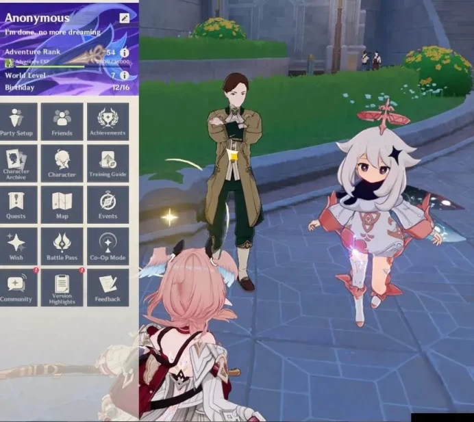 ASIA|AR 54|7 Limited+3(*5Weapon)|Furina+Sign,Linnea,Arlecch,Clorinde,Nahida,Kinich,Baizhu|MC Male|Low Explore Map|Check|(GI6174)