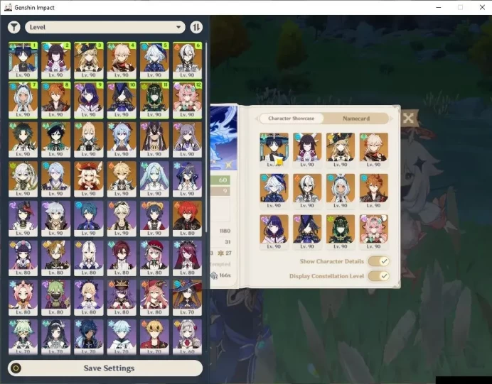 ASIA|AR 60|19 Limited+10(*5Weapon)|(WandererC1,Furina)+Sign,FurinaC1,KleeC1,Columbina,Nahida,Mualani|MC Male|Check|(GI6175)