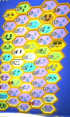 ROBLOX1247//ACCOUNT WITH 50 bees(30 gifted) 16lvl, gummy boots, Total: 26T, diamond mask, coconut backpack, belt petal