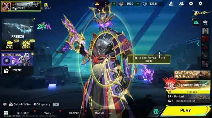 ASIA|2 ETERNAL [Zero-Oda,Vector-Shadow Lv4]+Collab 7DS[QBZ45,Kar98,AK47]|33 ULTRA[KATYA,SCYTHE,etc]|46 Legendary|NetEase|BLS4233