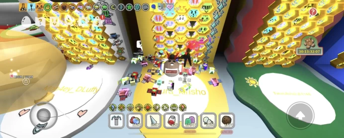 ROBLOX1249//ACCOUNT WITH 50 BEES/RED BEEHOUSE/TIDE POPPER+DARK SCYTHE/FULL GIFTED/20 HIVE/FULL REATTACHMENT