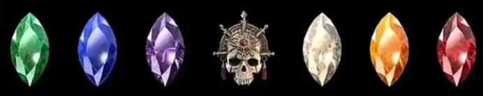T8 Flawless Horadric Gem  || Ruby  || Diamond  || Emerald  || Amethyst |  Sapphire  |  Skull  |  Topaz
