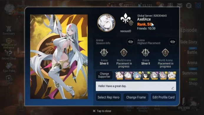 GLOBAL Unverif|New Era|8 ML(Salome,RoLight,NM Luna,DB Senya,etc)+Rinak,Setsuka,etc|Poh ON|13K SStone+126K Stigma|Stove|ES4525