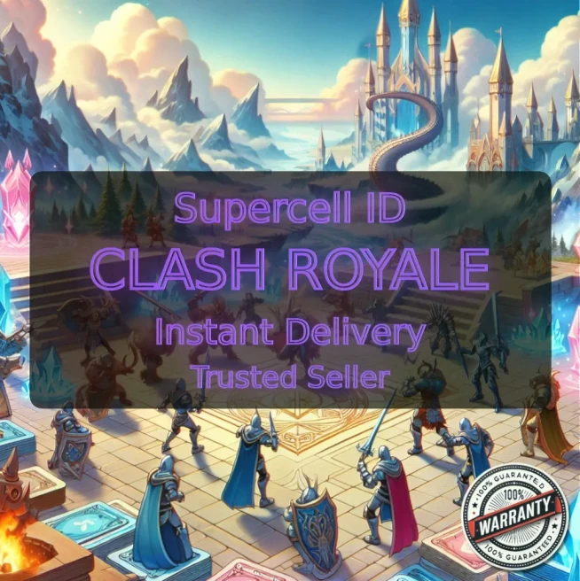 KT 13 LEVEL 40+Trophies:6000+5 Evolution+114 Cards+5 Cards (13LVL)+7 Tower Skins+27 Emotes+62K Gold+1141 Gems+IOS/ANDROID #LOT-137612