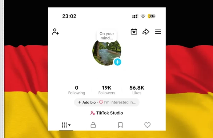 Germany Monetized Account Creator Rewards Program Active | 19k Real Followers & 56.8k Likes | Live Acess+ Full Access + Acc in Good Standing
