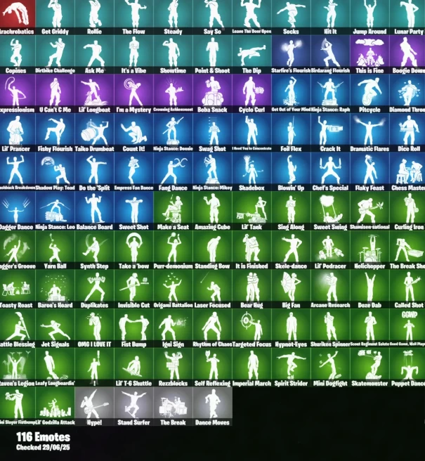 [PC/PSN/XBOX] 154 Skins+Fishstick+Daigo+Grriz+Coruscant Guard+Sled Ready Guff+Ziggy+Cozy Jonesy+Meowdas+150 VB #LOT-137616