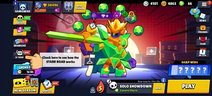 [Code A27] Level 142 / 34k Trophy + 123 Skins / Very Cheap