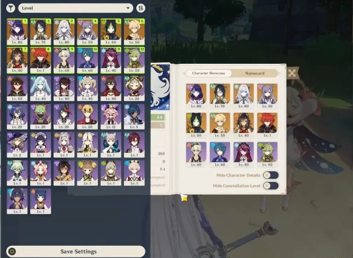 ASIA|AR44|3Limited+1(*5Weapon)|Raiden,Xianyun,Skrik|Low Explore Map|1Skin|Reoni ON|McMale|TakeMail|Check(GI6087)
