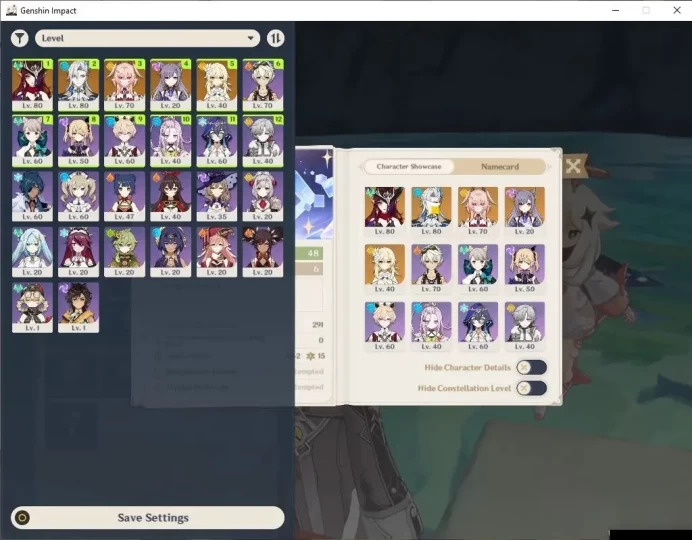 ASIA|AR 48|3 Limited+1(*5Weapon)|Linnea,Neuvillete,Chasca|MC Female|Low Explore Map|Check|(GI6173)