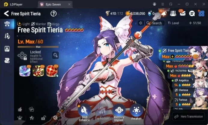 Global Unverif | 6ML | Tieria | Tenebria | Veronika | Angelika | Clarissa | Stigma 2,6K | Rank.12 | Check SS | RA573B
