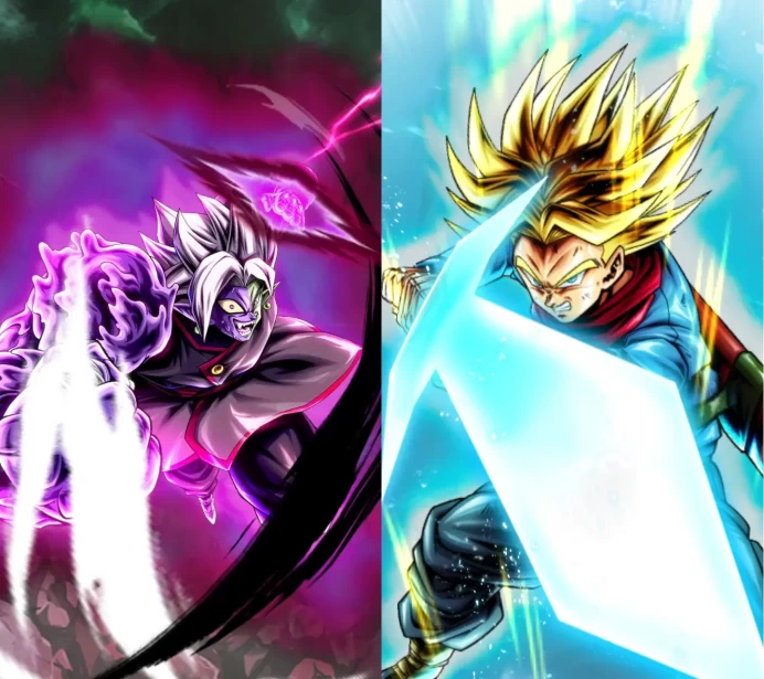 2UL[iOS]8S UL Super Saiyan Trunks(Adult)[green]+UL Half-Corrupted Fusion Zamasu[purple]+45000CC+0~5LL[Global]Auto delivery[BNID Login]