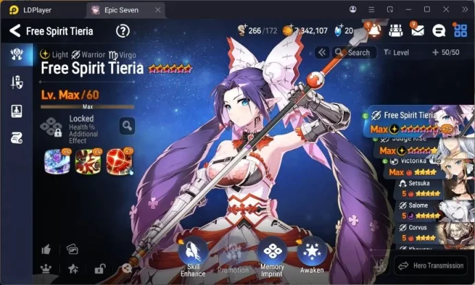 Global Unverif |  2 ML | Tieria | Judge Kise | Victorika | Setsuka | Salome | Stigma 2,6K | Rank.10 | Check SS | EP7008B