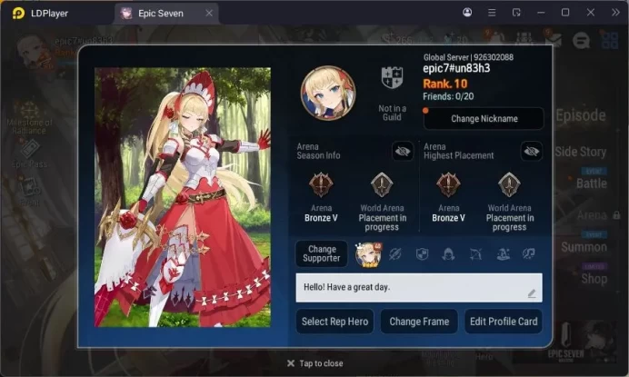 Global Unverif |  2 ML | Tieria | Judge Kise | Victorika | Setsuka | Salome | Stigma 2,6K | Rank.10 | Check SS | EP7008B