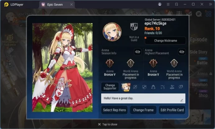 Global Unverif |  1 ML | Tieria | Judge Kise | Victorika | Fenris | Salome | Stigma 2,4K | Rank.10 | Check SS | EP7009B