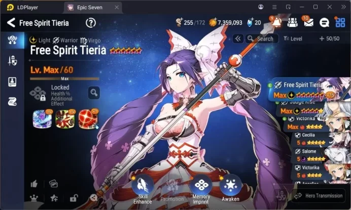 Global Unverif |  3 ML | Tieria | Judge Kise | Victorika | Cecilia | Salome | Stigma 42,6K | Rank.10 | Check SS | EP7010B