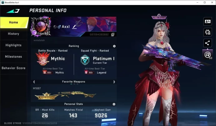 ASIA MYTHIC | SDS Lucian | Evo Galil | Eternal M4A1 | Bleach Uzi | M82 | M700 Elizabeth | Detail Cek SS | BS534B
