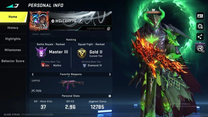 ASIA | 1 Evo+12 Eternal | Evo M4 Lv5(inspect) | Uzi Lv5(inspect) | M700 Lv4(inspect) 17 Ultra Weapon | 3 Mele Check SS BS011B