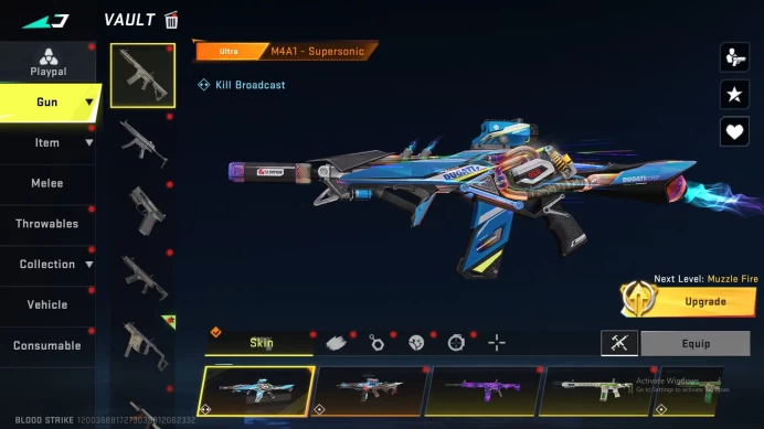 Eternal MP5 LVL 3 | Eternal Vector LVL 2 | Eternal Kar98k LVL 2 | Ultra M4A1 | Ultra AK47 good ACC check SS BS012B