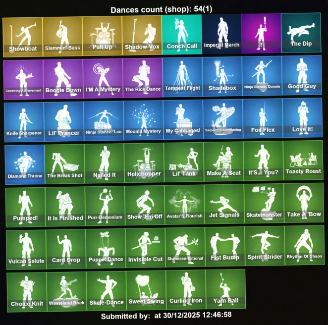 [PC/XBOX/PSN] 73 skins + 4 LEGENDARY Dances + Lina Scorch + Katalina + Subzero Cryptic + Zeus + Valeria - PARENTAL CONTROL #LOT-137628